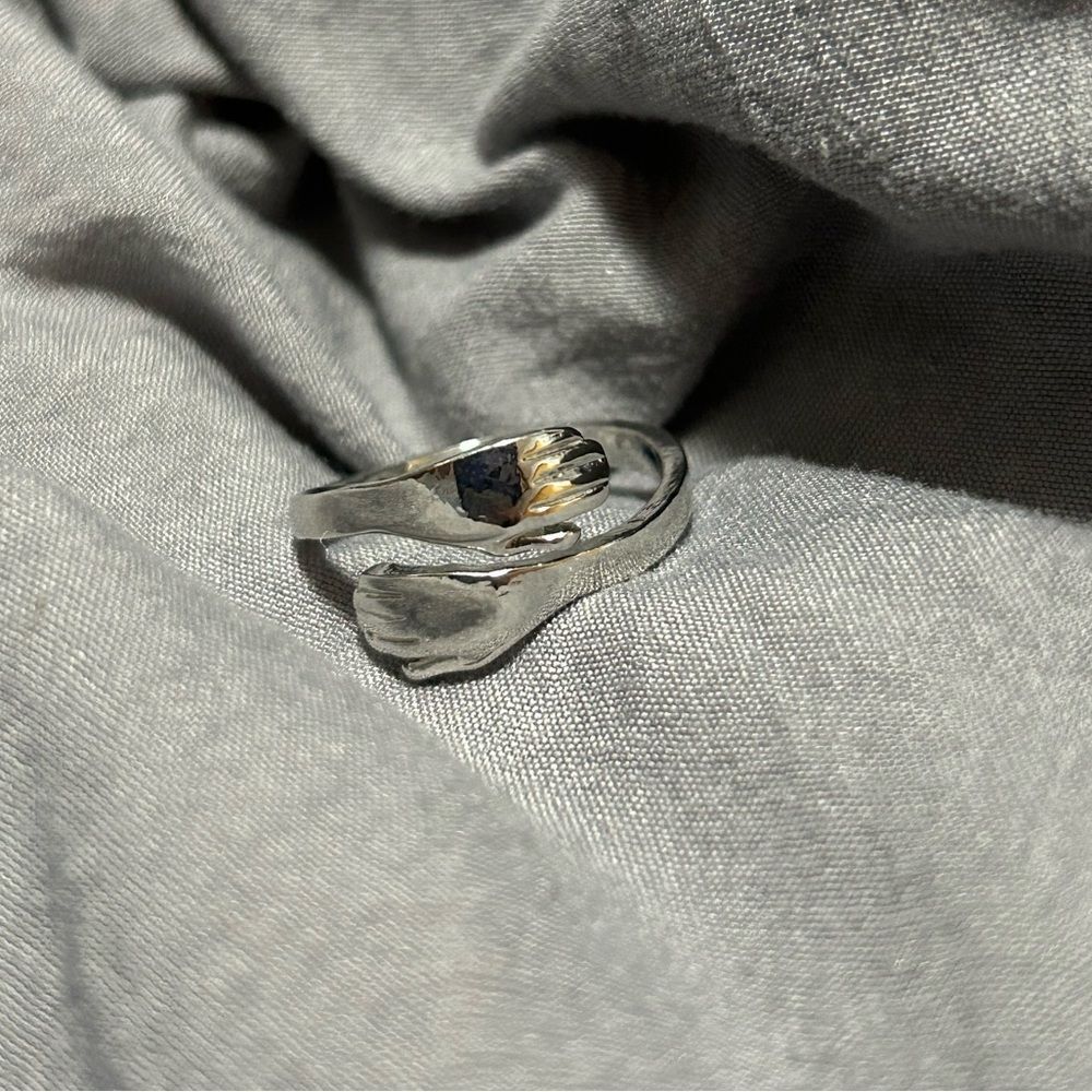 Silver Hug Ring